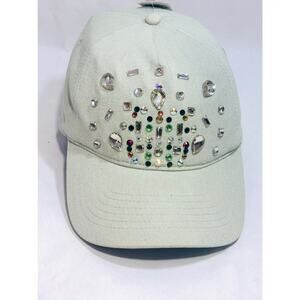 Colorful Rhinestone studded Ladies Bling Streetwear Activewear Baseball Cap Hat